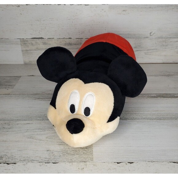 Disney FlipaZoo Mickey Mouse Minnie Mouse Reversible 2 in 1 Plush Toy 12" CLEAN - Picture 1 of 12